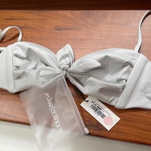 New Montce Pearl Cabana bikini top Size M